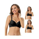 【送料無料】 アレグラ ケー レディース ブラジャー アンダーウェア 3 Packs Womens Underwire Lightly Bra Detachab...