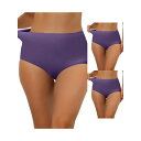 【送料無料】 アレグラ ケー レディース パンツ アンダーウェア 3 Packs Women's Elastic High-waisted Brief Brea...