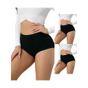 【送料無料】 アレグラ ケー レディース パンツ アンダーウェア 3 Packs Womens Soft High Waist Underwear Stretc...