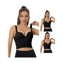 【送料無料】 アレグラ ケー レディース ブラジャー アンダーウェア 3 Packs Womens Sports Bra Wirefree Medium Sup...