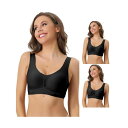 【送料無料】 アレグラ ケー レディース ブラジャー アンダーウェア 3 Packs Womens Wirefree Sports Bra Lightly Br...