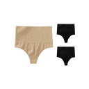 【送料無料】 アレグラ ケー レディース パンツ アンダーウェア 3 Packs Women's Tummy Control Thong Panties Sha...
