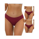【送料無料】 アレグラ ケー レディース パンツ アンダーウェア 3 Packs Women's Underwear Mid-waisted Hipster P...