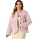 【送料無料】 アレグラ ケー レディース ジャケット・ブルゾン アウター Winter Faux Fur Coat For Women Long Sleeve ...