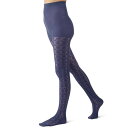 【送料無料】 メモイ レディース 靴下 アンダーウェア Women's Inverted Crochet Tights Patriot Blue(4)