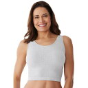 【送料無料】 コンフォート チョイス レディース ブラジャー アンダーウェア Comfort Choice Women's Plus Size Longline...