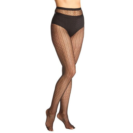 【送料無料】 コンフォート チョイス レディース 靴下 アンダーウェア Comfort Choice Women's Plus Size Textured Pattern Tights Black Scallop 【送料無料】 コンフォート チョイス レディース 靴下 アンダーウェア Comfort Choice Women's Plus Size Textured Pattern Tights Black Scallop