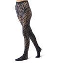 【送料無料】 メモイ レディース 靴下 アンダーウェア Women's Zebra Net Tights Blue(4)