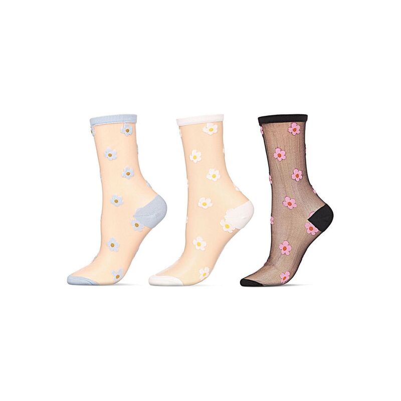̵ ⥤ ǥ   Women's 3 Pair Pack Daisy Fashion Crew Soc...