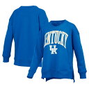 【送料無料】 プレスボックス レディース Tシャツ トップス Women's Pressbox Royal Kentucky Wildcats Pocketed...