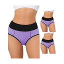 【送料無料】 アレグラ ケー レディース パンツ アンダーウェア 3 Packs Women's High Waist Tummy Control Pantie...