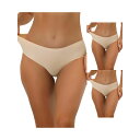 【送料無料】 アレグラ ケー レディース パンツ アンダーウェア 3 Packs Women's Panties Unlined Comfortable Und...