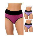 【送料無料】 アレグラ ケー レディース パンツ アンダーウェア 3 Packs Women's High Waist Tummy Control Color-...
