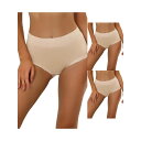 【送料無料】 アレグラ ケー レディース パンツ アンダーウェア 3 Packs Womens Cotton Underwear High-waisted La...