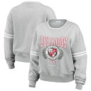 【送料無料】 ウェア バイ エリン アンドルーズ レディース Tシャツ トップス Women's WEAR by Erin Andrews Heather Gray Georgia Bulldogs Classic Stripe Pullover Sweater Uga Grey(4)