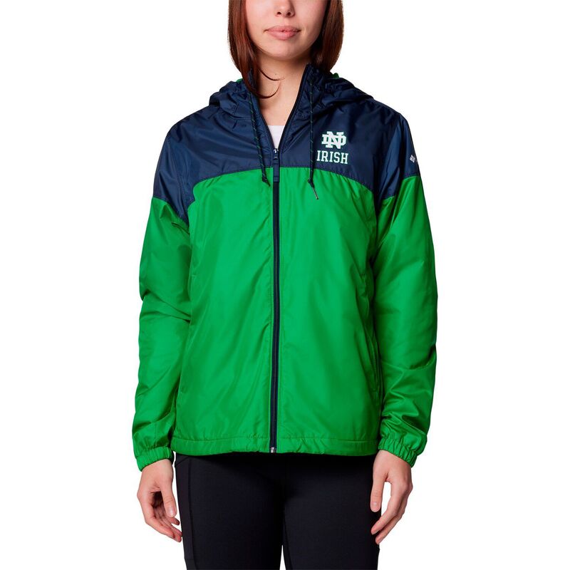 コロンビア レディース アウター ジャケット・ブルゾン パーカー Women's Columbia Navy/Greenotre Dam..