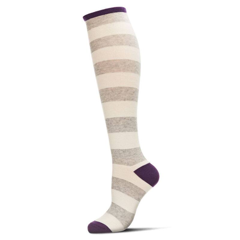 ̵ ⥤ ǥ   Shaded Stripes Cashmere Blend Knee High So...
