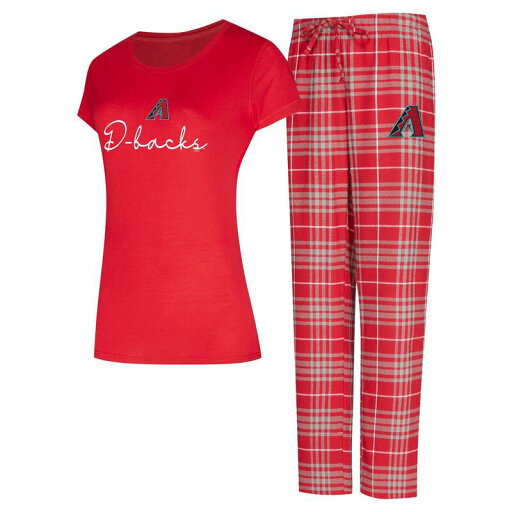 【送料無料】 アンブランデッド レディース ナイトウェア アンダーウェア Women's Concepts Sport Arizona Diamondbacks Vector T-Shirt & Pants Sleep Set Dbk Red 【送料無料】 アンブランデッド レディース ナイトウェア アンダーウェア Women's Concepts Sport Arizona Diamondbacks Vector T-Shirt & Pants Sleep Set Dbk Red