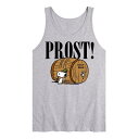 【送料無料】 ライセンス キャラクター メンズ Tシャツ トップス Men's Peanuts Snoopy Prost! Root Beer Tank Top Gray(4)