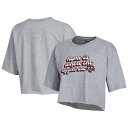 【送料無料】 チャンピオン レディース Tシャツ トップス Women's Champion Gray Texas A&M Aggies Boyfriend Cropped T-Shirt Tam Grey(4)
