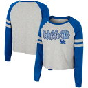 【送料無料】 コロシアム レディース Tシャツ トップス Women's Colosseum Heather Gray Kentucky Wildcats I'...
