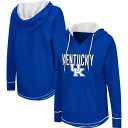 【送料無料】 コロシアム レディース Tシャツ トップス Women's Colosseum Royal Kentucky Wildcats Tunic Pul...