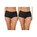 【送料無料】 アレグラ ケー レディース パンツ アンダーウェア 2 Packs Women's Boyshorts Underwear Unlined Inv...