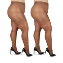 【送料無料】 メモイ レディース 靴下 アンダーウェア 2 Pair Curvy Energizing Ct Pantyhose Utopia