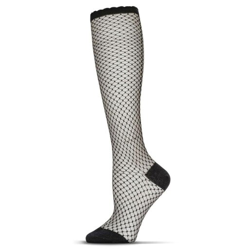【送料無料】 メモイ レディース 靴下 アンダーウェア Women's Diamond Trellis Knee High Socks Black 【送料無料】 メモイ レディース 靴下 アンダーウェア Women's Diamond Trellis Knee High Socks Black