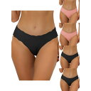 【送料無料】 アレグラ ケー レディース パンツ アンダーウェア 5 Packs Traceless Panties For Women No Show Str...