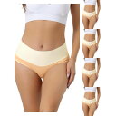 【送料無料】 アレグラ ケー レディース パンツ アンダーウェア 5 Packs High Waist Underwear For Women's Stretc...