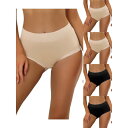 【送料無料】 アレグラ ケー レディース パンツ アンダーウェア 5 Packs Women's Cotton Underwear High-rise Lace...