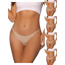 【送料無料】 アレグラ ケー レディース パンツ アンダーウェア 5 Packs Women's V-waisted Underwear Ruched Invi...