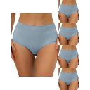 【送料無料】 アレグラ ケー レディース パンツ アンダーウェア 5 Packs Women's High Waist Underwear Tummy Cont...