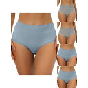 【送料無料】 アレグラ ケー レディース パンツ アンダーウェア 5 Packs Women's High Waist Underwear Tummy Cont...