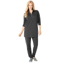 【送料無料】 ウーマン ウィズイン レディース ナイトウェア アンダーウェア Woman Within Women's Plus Size 2-Piece Fl...