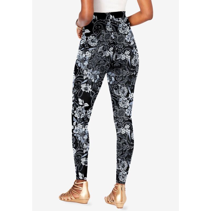 【送料無料】 ロアマンズ レディース カジュアルパンツ ボトムス Roaman's Women's Plus Size Ankle-Length Essential Stretch Legging Cognac Feather