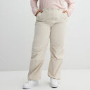 【送料無料】 エスオー レディース カジュアルパンツ ボトムス Juniors' Plus Size SO High Rise Parachute Jogger Pants Shy Gray(4)