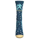 【送料無料】 メモイ レディース 靴下 アンダーウェア Aquarius Zodiac Sign Crew Sock Dark Teal(4)
