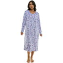【送料無料】 クロフト&バロー レディース ナイトウェア アンダーウェア Petite Croft & Barrow Velour Sleepshirt Oti...