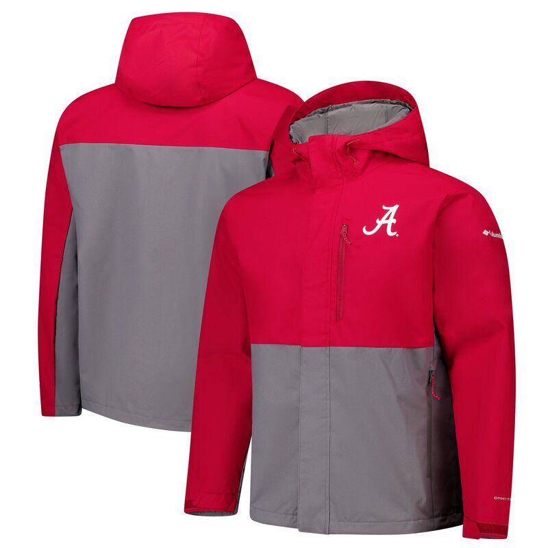 【送料無料】 コロンビア メンズ ジャケット・ブルゾン アウター Men's Columbia Crimson Alabama Crimson Tide Field Bound Omni-Tech Full-Zip Jacket Ala Red