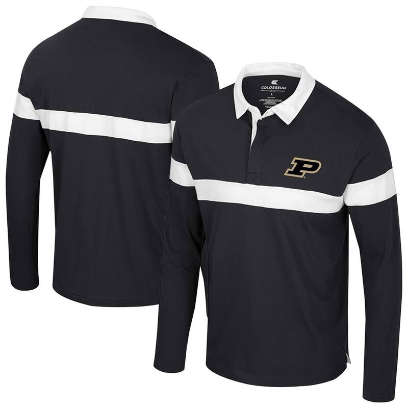 ̵   T ȥåץ Men's Colosseum Black Purdue Boilermakers T...