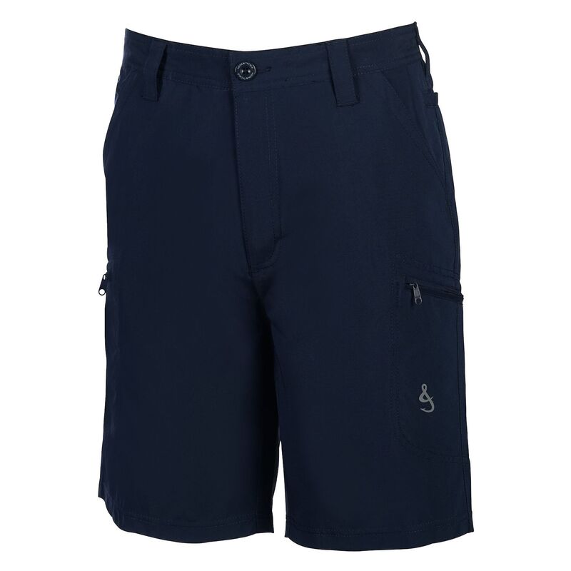 【送料無料】 フックアンドタックル メンズ ハーフパンツ・ショーツ ボトムス Hook & Tackle Men's Driftwood Stretch Fishing Short Navy