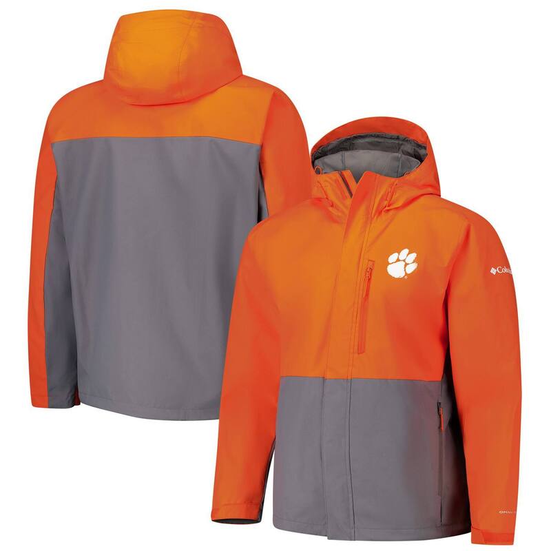 【送料無料】 コロンビア メンズ ジャケット・ブルゾン アウター Men's Columbia Orange Clemson Tigers Field Bound Omni-Tech Full-Zip Jacket Clm Orange