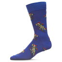 【送料無料】 メモイ メンズ 靴下 アンダーウェア Men's Skiing Winter Dinos Holiday Novelty Crew Sock Ro...