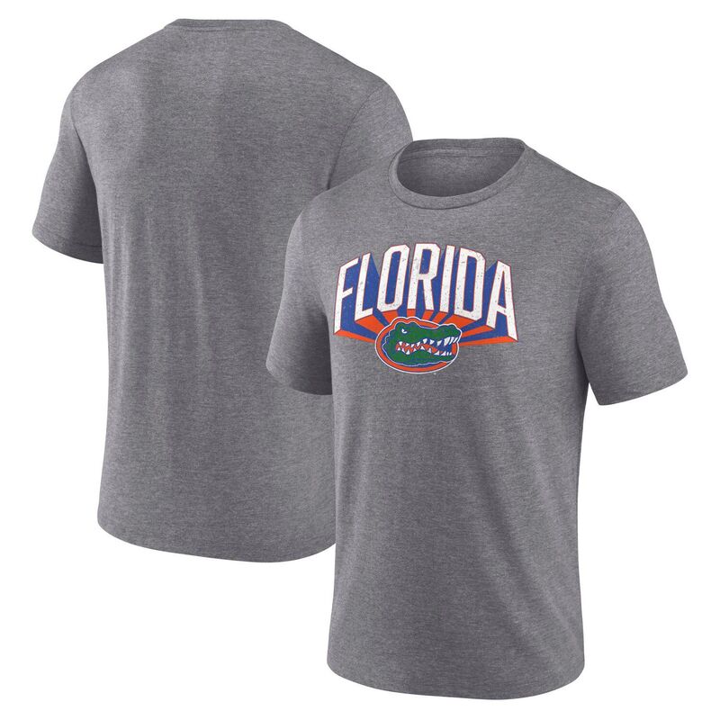 ̵ եʥƥ  T ȥåץ Men's Fanatics Gray Florida Gators Herita...
