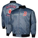 【送料無料】 プロファイル メンズ ジャケット・ブルゾン アウター Men's Profile Charcoal Boston Red Sox Big & Tall Full-Zip Bomber Jacket Rsx Charco