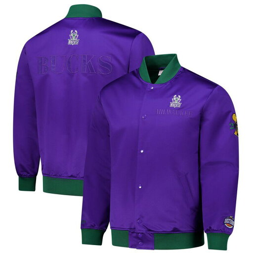【送料無料】 ミッチェル&ネス メンズ ジャケット・ブルゾン アウター Men's Mitchell & Ness Purple Milwaukee Bucks Hardwood Classics Team OG 3.0 Lightweight Satin Full-Snap Jacket Buk Purple 【送料無料】 ミッチェル&ネス メンズ ジャケット・ブルゾン アウター Men's Mitchell & Ness Purple Milwaukee Bucks Hardwood Classics Team OG 3.0 Lightweight Satin Full-Snap Jacket Buk Purple