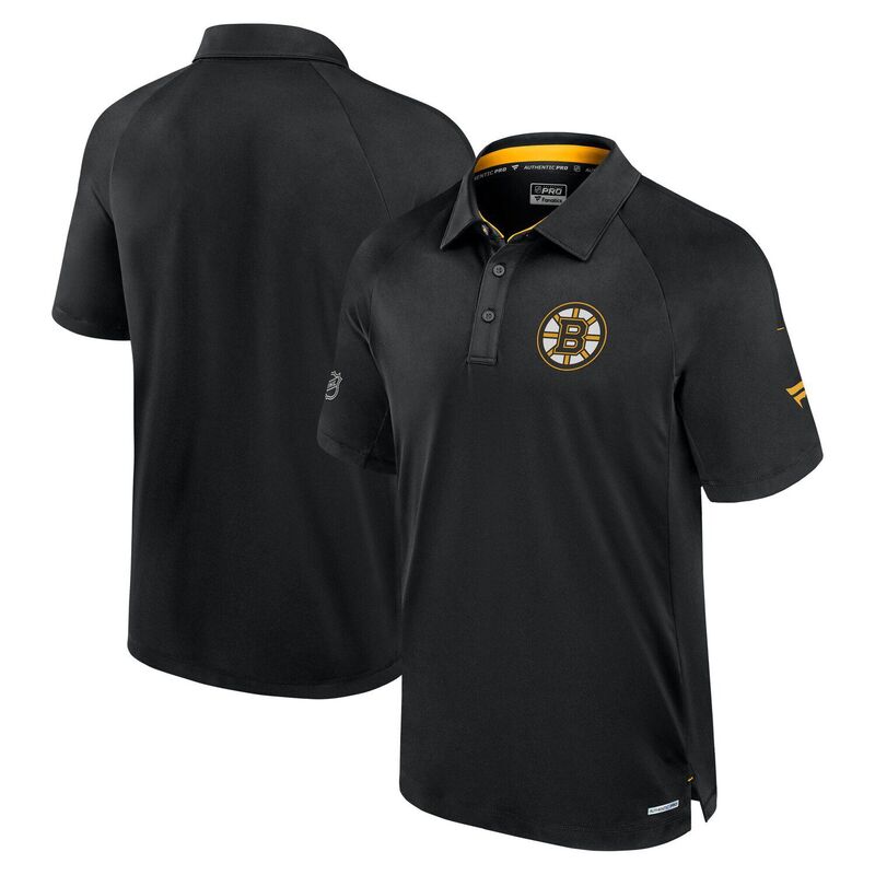 ̵ եʥƥ  T ȥåץ Men's Fanatics Black Boston Bruins Authen...
