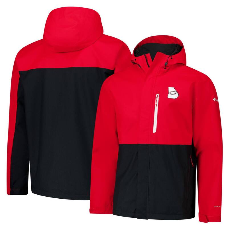 コロンビア メンズ アウター ジャケット・ブルゾン Men's Columbia Red Georgia Bulldogs Field Bound Omni-Tech Full-Zip Jacket Uga Red レッド